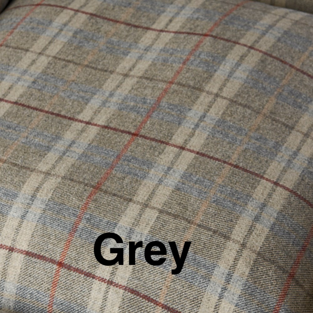 Tweed Wool Mattress Dog Bed - Grey